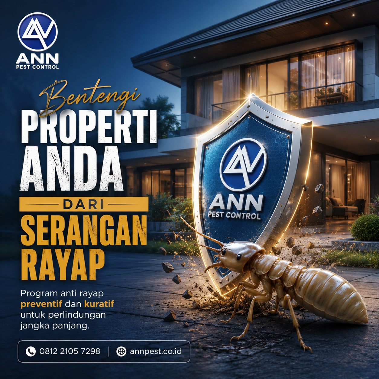 Jasa Anti Rayap Cianjur: Lindungi Properti Anda dengan Penanganan Ahli ANN Pest Control