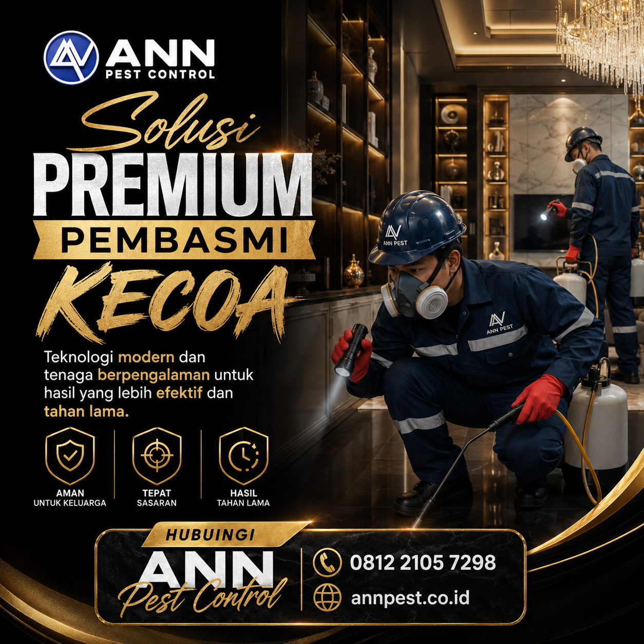Perkiraan Biaya dan Layanan: Harga Jasa Pembasmi Kecoa oleh ANN Pest Control